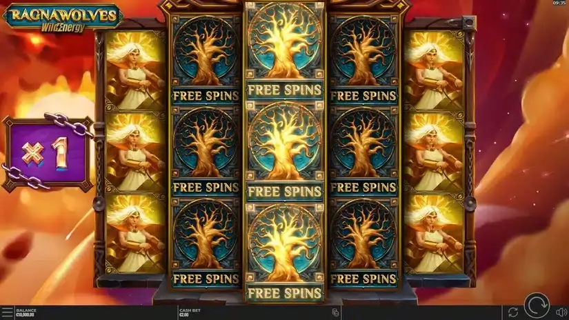 RagnaWolves WildEnergy slot screenshot 2