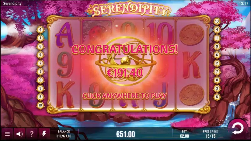 Serendipity slot screenshot 5