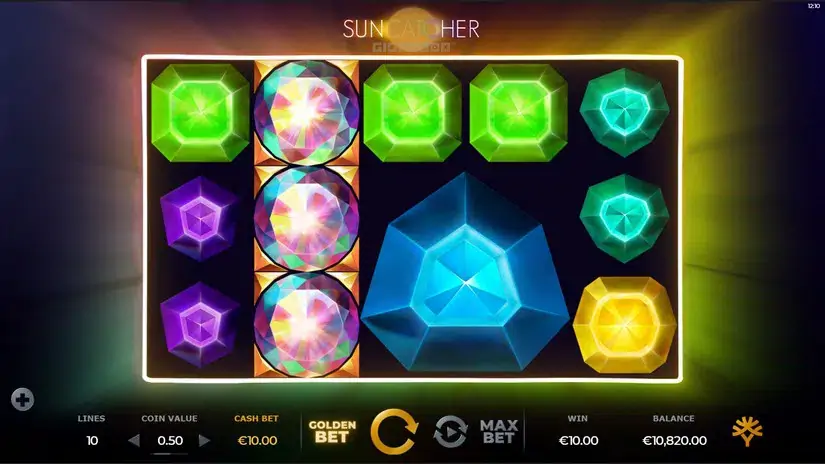 Suncatcher Gigablox slot screenshot 3
