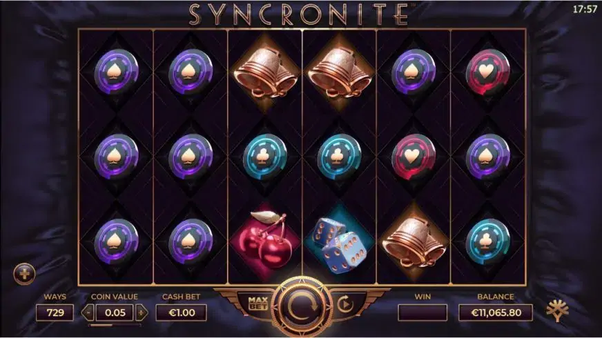 Syncronite Splitz slot screenshot 1