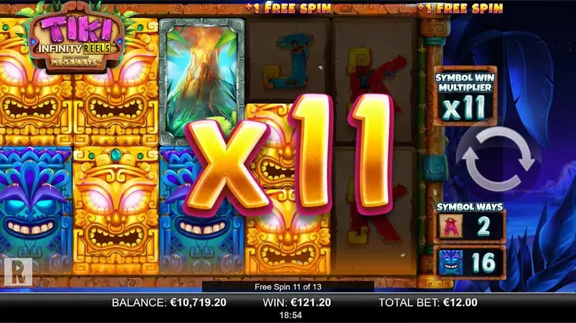Tiki Infinity Reels Megaways slot screenshot 5