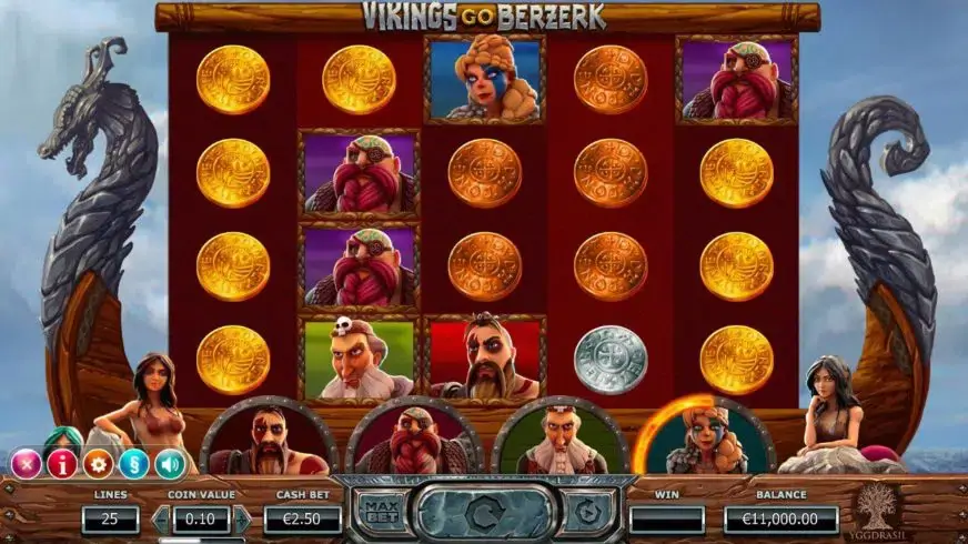 Vikings Go Berzerk slot screenshot 4