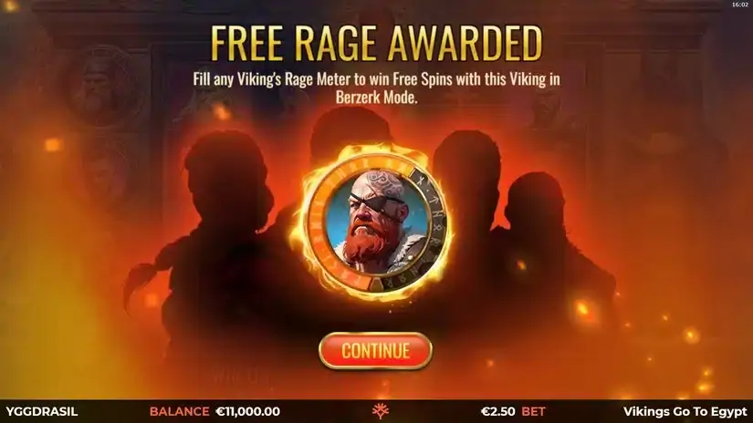 Vikings Go To Egypt Wild Fight slot screenshot 