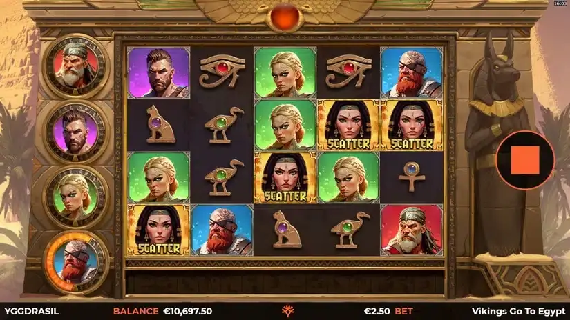 Vikings Go To Egypt Wild Fight slot screenshot 3
