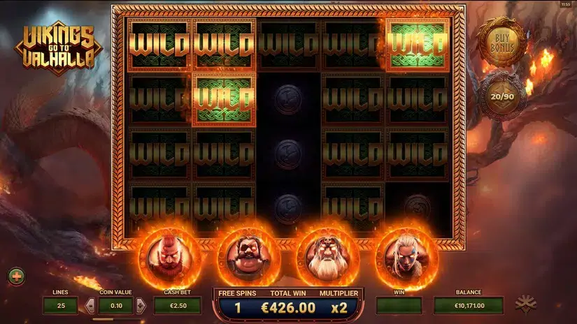 Vikings Go To Valhalla slot screenshot 8