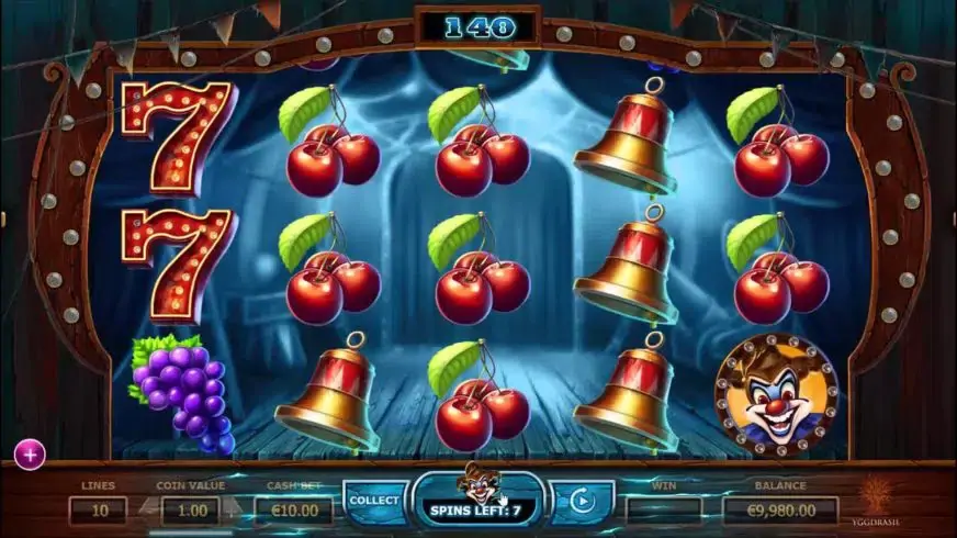 Wicked Circus slot screenshot 2