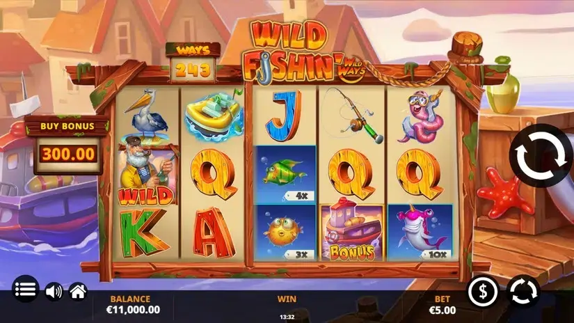 Wild Fishin Wild Ways slot screenshot 1