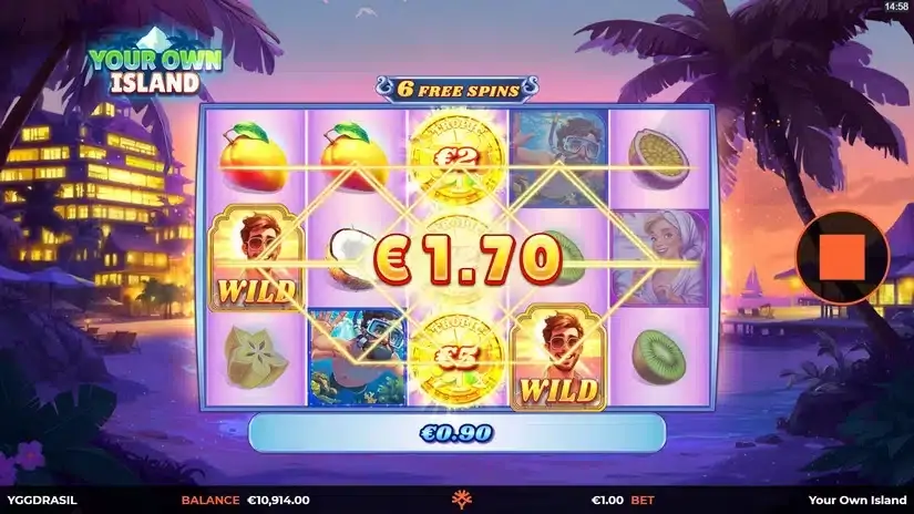 Your Own Island slot screenshot 