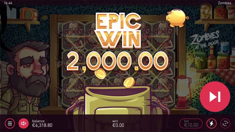 Zombies At The Door slot screenshot 5