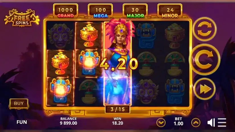 Aztec’s Legend slot screenshot 5