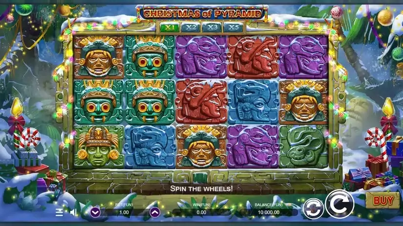 Christmas Of Pyramid slot screenshot 1