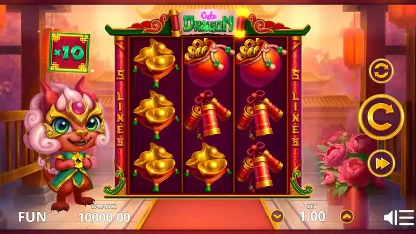 Cute Dragon slot screenshot 1