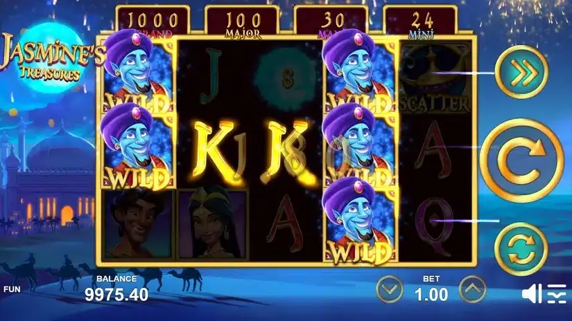 Jasmine’s Treasures slot screenshot 4