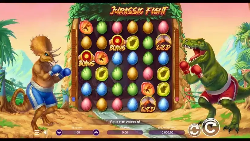 Jurassic Fight slot screenshot 1
