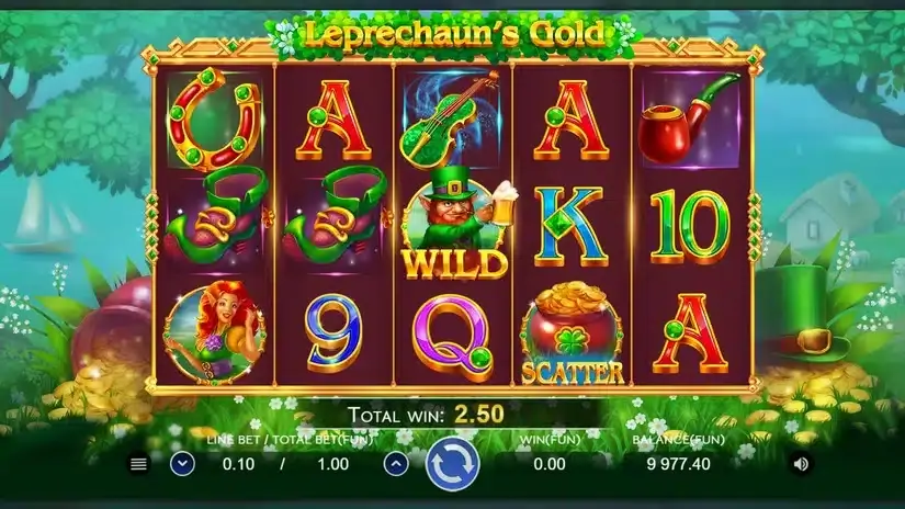 Leprechaun’s Gold slot screenshot 3