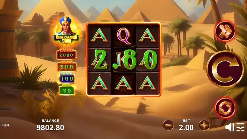 Pharaon’s Sun slot screenshot 4
