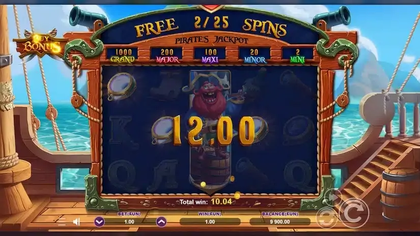 Pirate Spirit slot screenshot 4