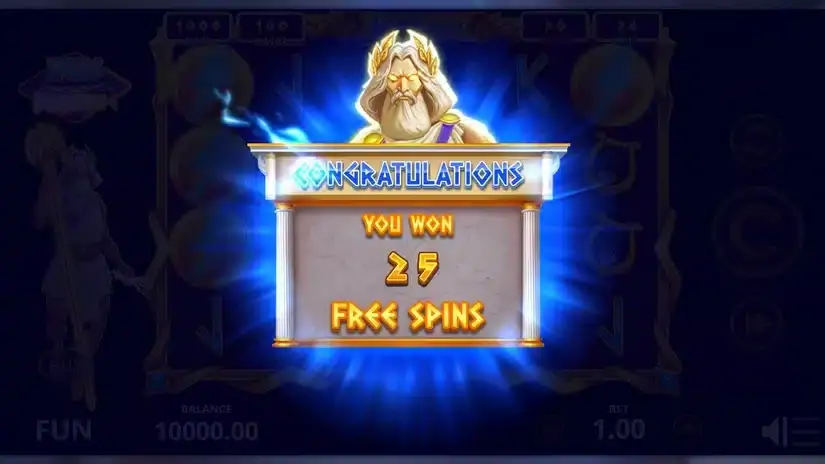 Zeus Fortune slot screenshot 2